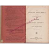 Die Annalen des Tacitus. Schulausgabe 1 Band 2 Heft Buch 3-6  (1895) - Tacitus, Cornelius / Draeger ,A./Becher,F.