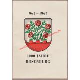 1000 Jahre Rosenburg  965 -1965   / 1025 Jahre Rosenburg 965 - 1990 -