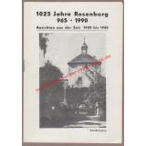 1000 Jahre Rosenburg  965 -1965   / 1025 Jahre Rosenburg 965 - 1990 -