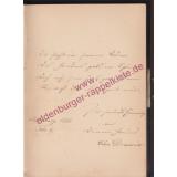 Altes privates Poesie-Album aus Oldenburg  (1888)