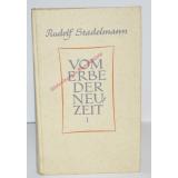 Vom Erbe der Neuzeit I (1942)  - Stadelmann, Rudolf