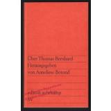 Über Thomas Bernhard (1970)   - Botond, Anneliese (Hrsg)