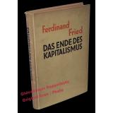 Das Ende des Kapitalismus (1931)  - Fried, Ferdinand