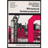 Wörterbuch Verfahrenstechnik /Dictionary of Process Engineering: Eng - Deu - Franz - Russ 