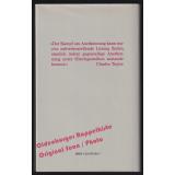 Multikulturalismus und die Politik der Anerkennung  - Taylor, Charles