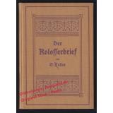 Der Brief an die Kolosser (um 1920)  -  Keller, Samuel