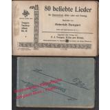 80 beliebte Lieder für Harmonium allein oder mit Gesang (um 1900)  - Bungart, Heinrich