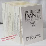 Deutsches Dante Jahrbuch  53.- 66. Band (1978 - 91)  -  Roddewig,Marcella (Hrsg)